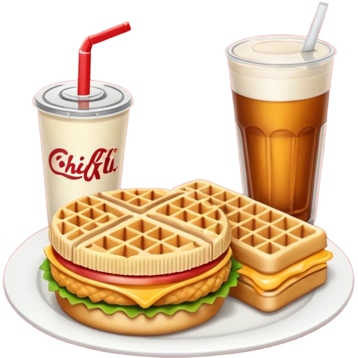 Chick fil a meal emoji