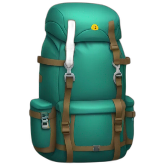 hiking bag emoji
