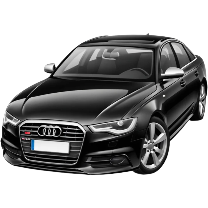 audi a6 black emoji