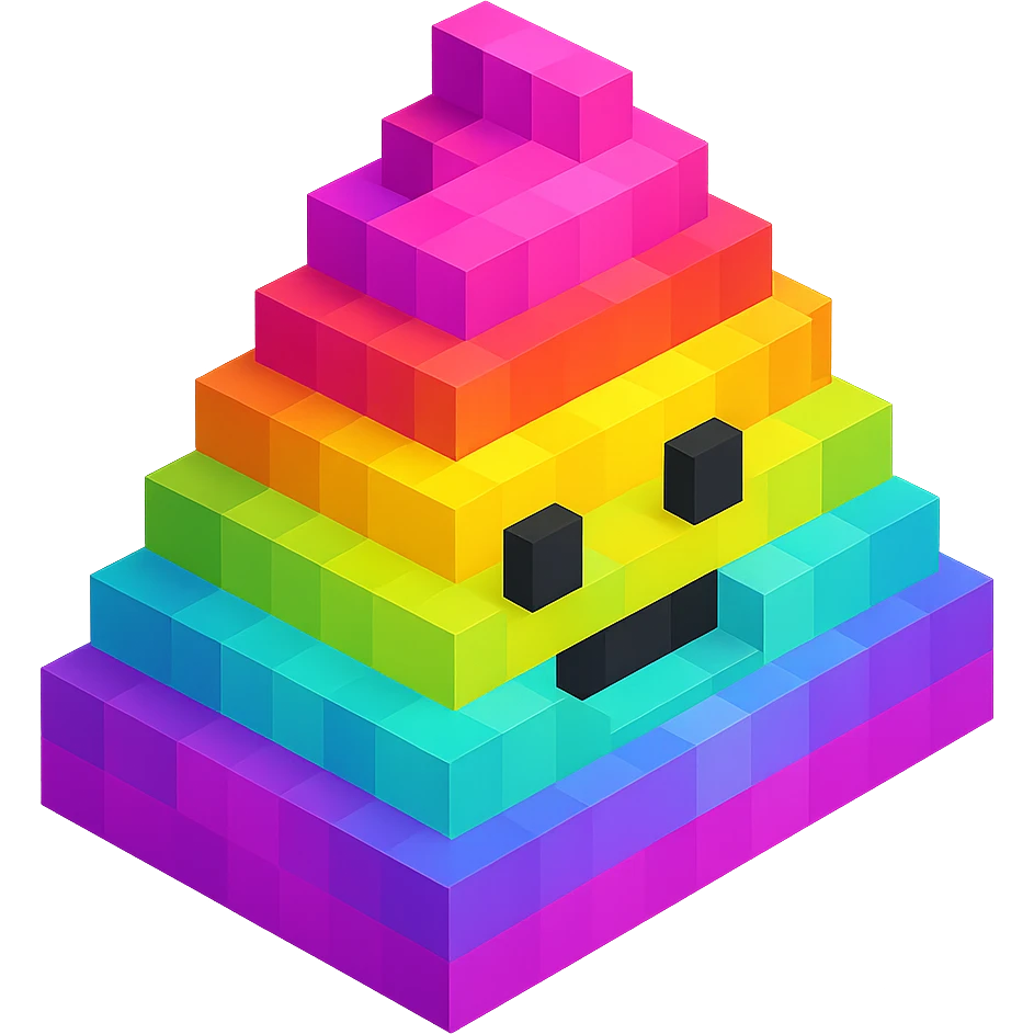 Poo rainbow  emoji