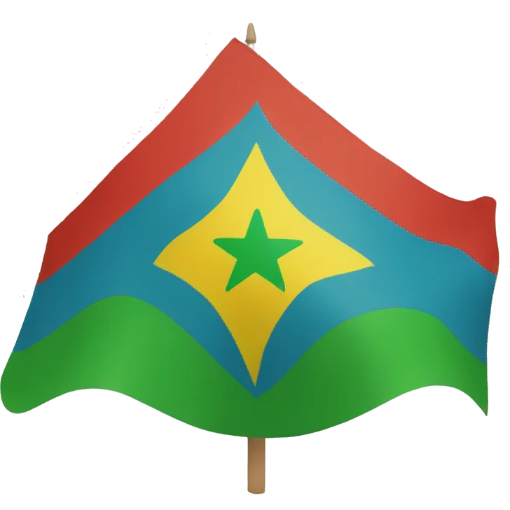 Le drapeau amazigh emoji