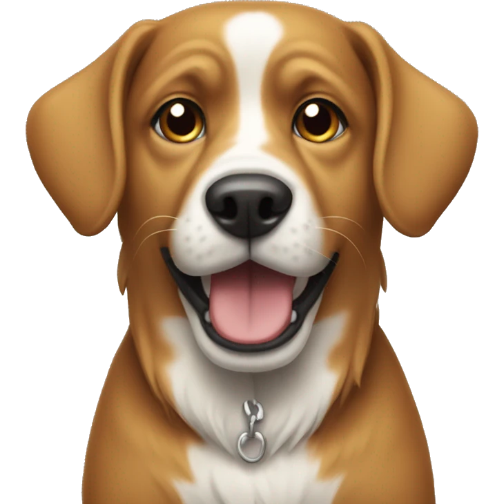 Dog with ipPhone emoji