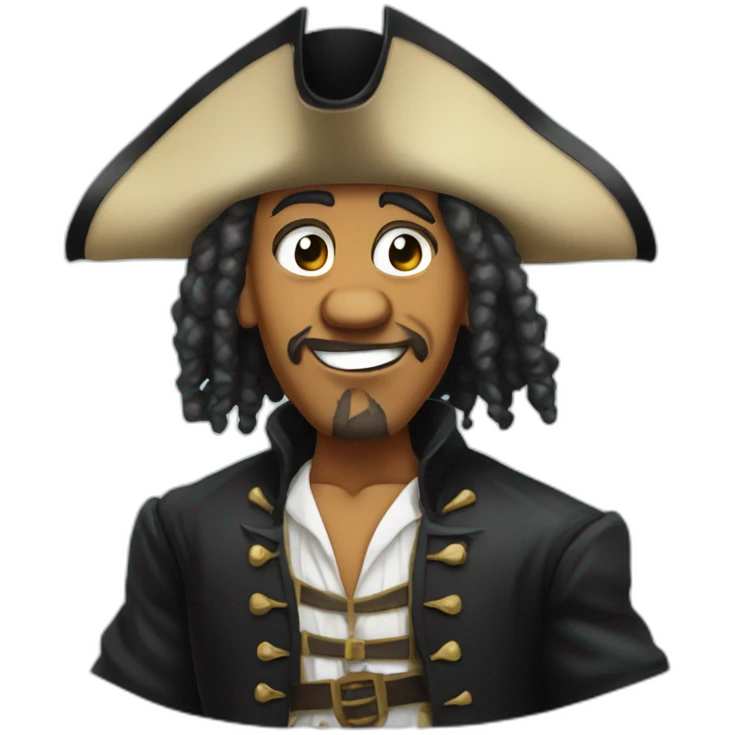barack obama as a pirate emoji