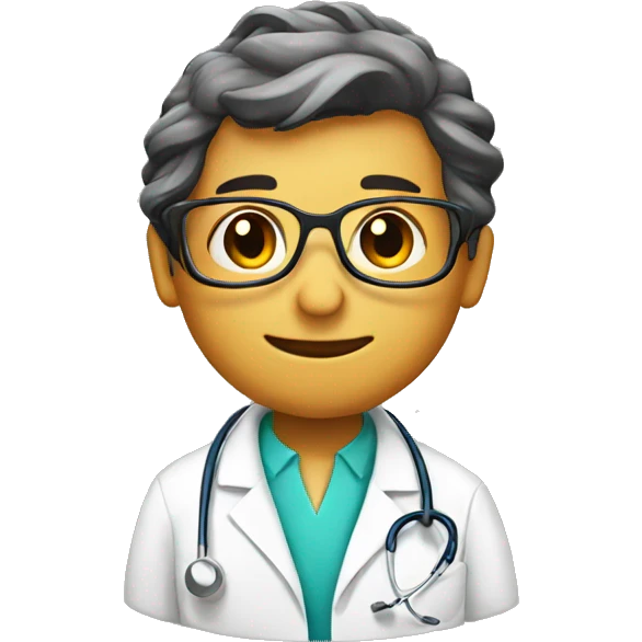 Doctor w needle emoji