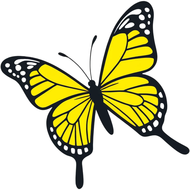 Butterfly right  emoji