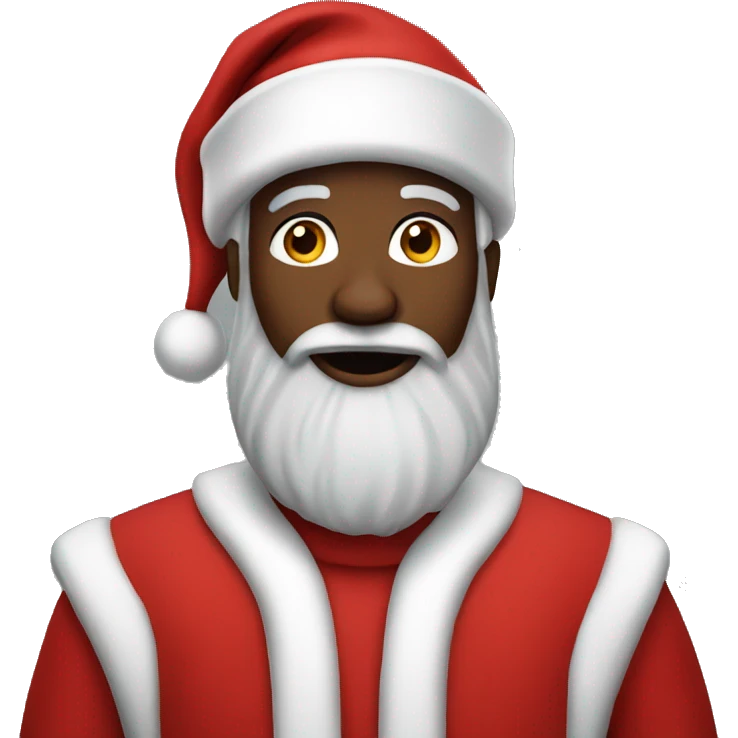 Black Santa  emoji