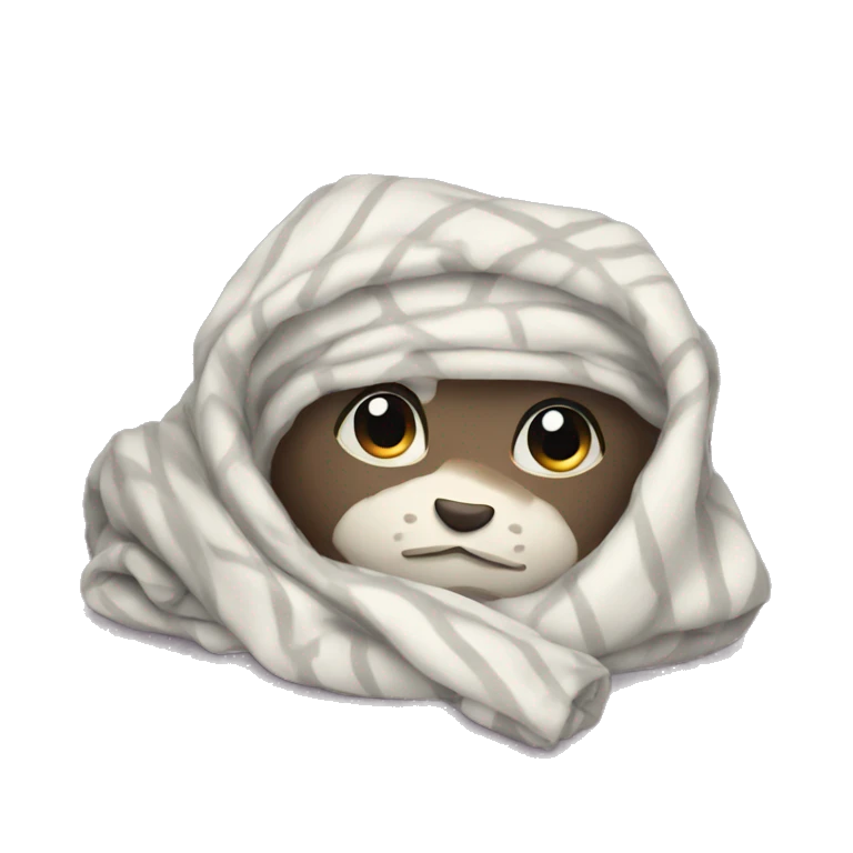 a cozy blanket  emoji