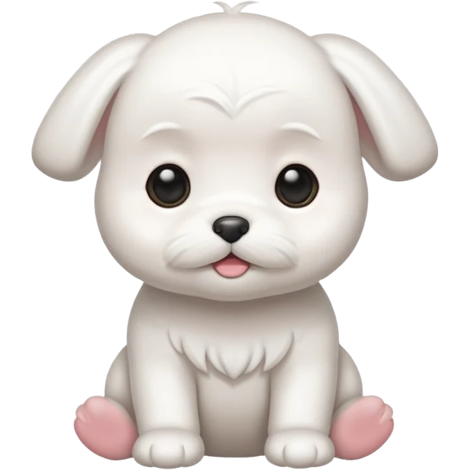 white baby maltese emoji