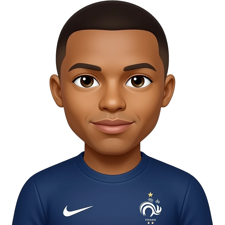 Kylian Mbappe in France emoji