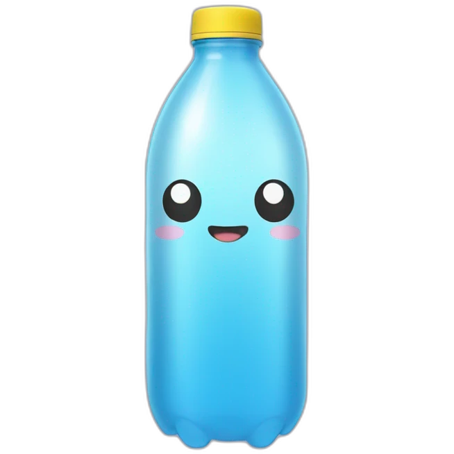 Kawaii water bottle emoji