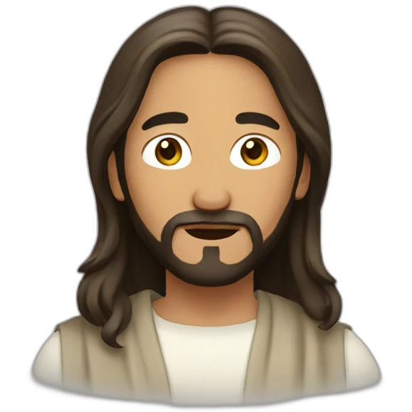 Asian-jesus emoji
