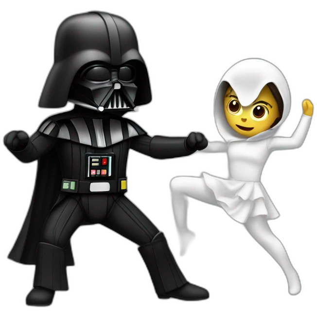 Dark Vador en train de danser emoji