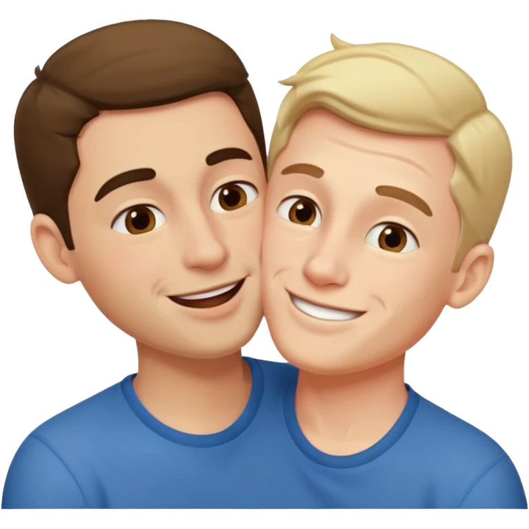  erkek öpüşme emoji