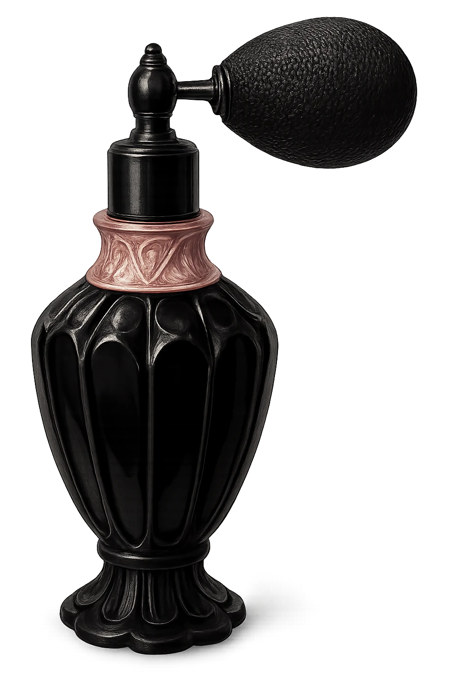 black and pink vintage perfume bottle emoji