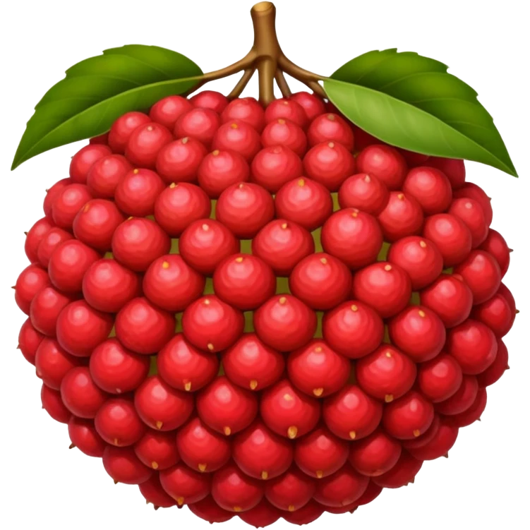 litchi fruit emoji