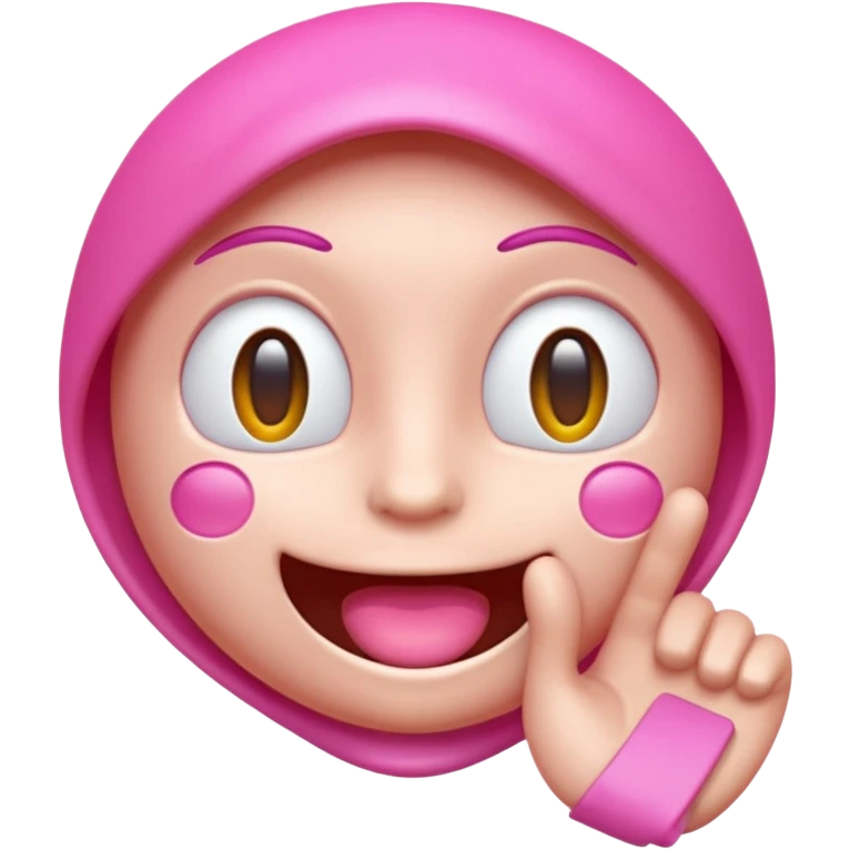 3D render of the 😳 emoji, WhatsApp style, glossy and vibrant, realistic lighting, soft gradient background, high-quality and expressive.

 emoji