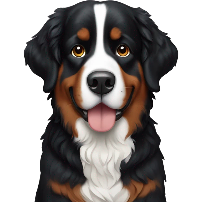 Bernese mountain dog emoji
