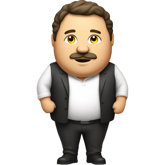 Fat man emoji