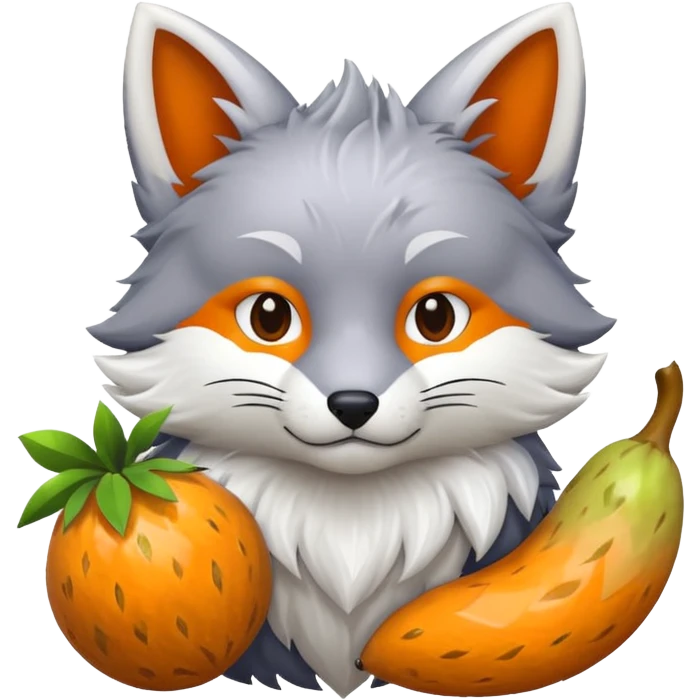 Blox fruits kitsune fruit, gray fur emoji