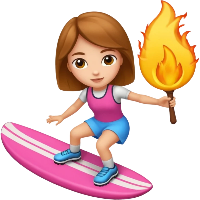 Uma menina fazendo skiker  emoji