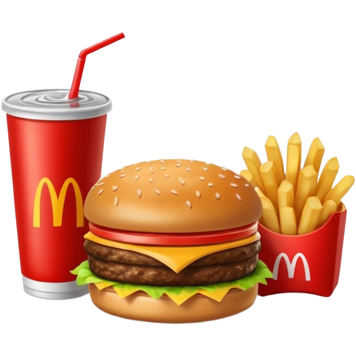 McDonald’s meal  emoji