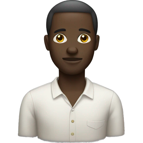 Black Ghanaian man emoji