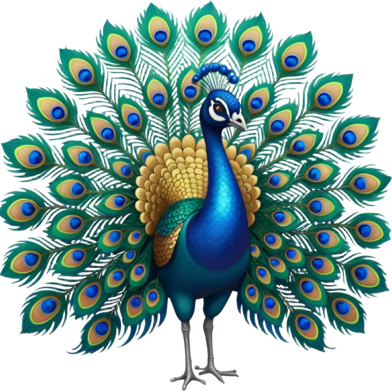 dancing peacock emoji