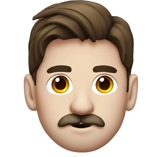 Leo messi con bigote emoji
