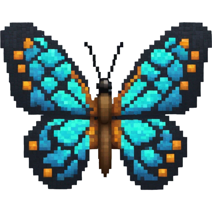 pixel butterfly emoji