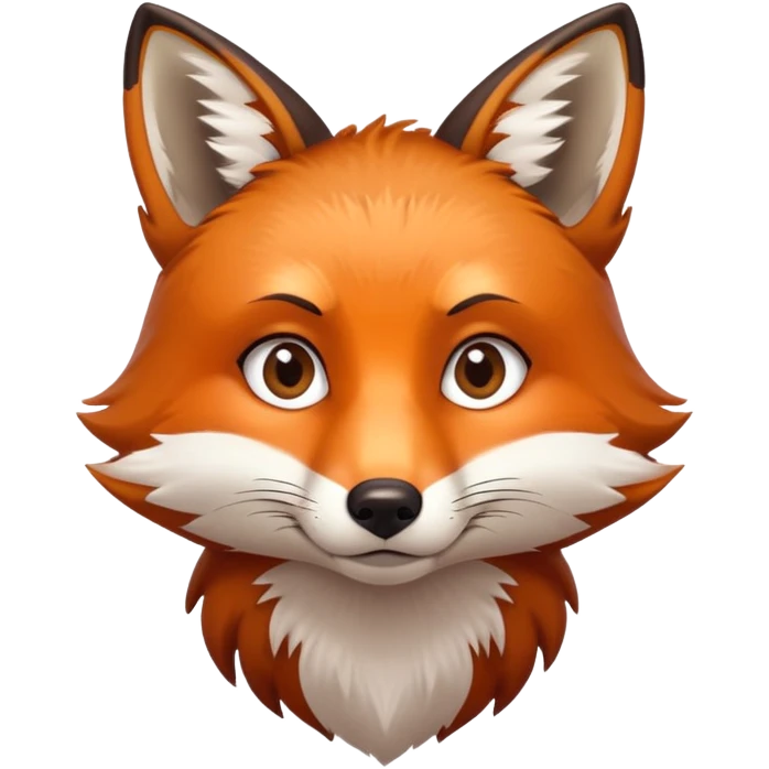 Tired fox emoji