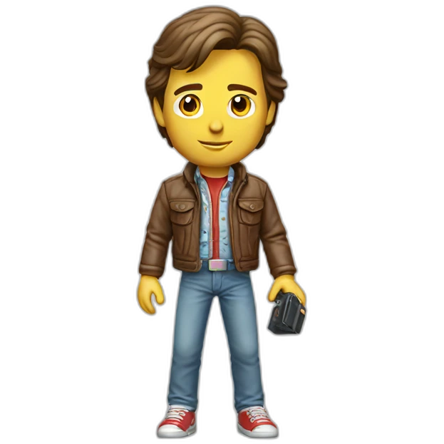 Marty McFly en 1985 emoji