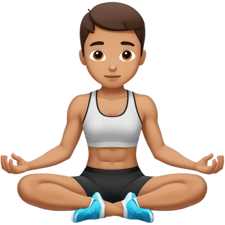 athlete doing sit-ups emoji