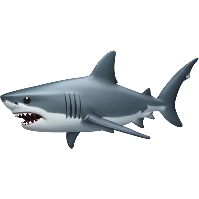 Shark with a gun emoji
