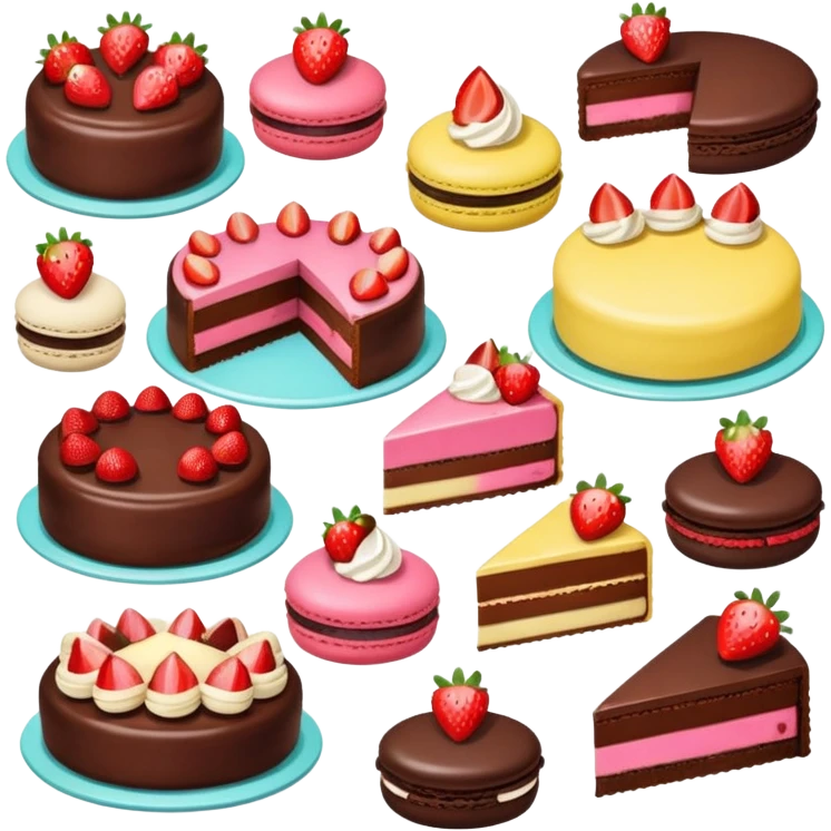 buffet desserts emoji