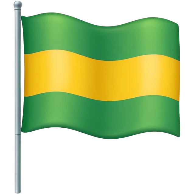 Yeşil sarı bayrak emoji emoji