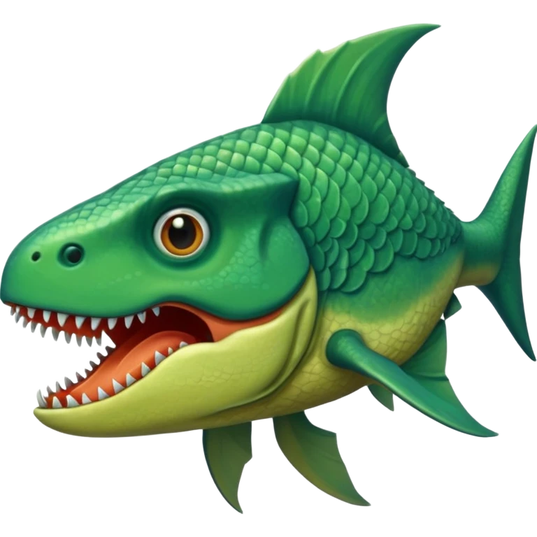 dinosaur fish emoji
