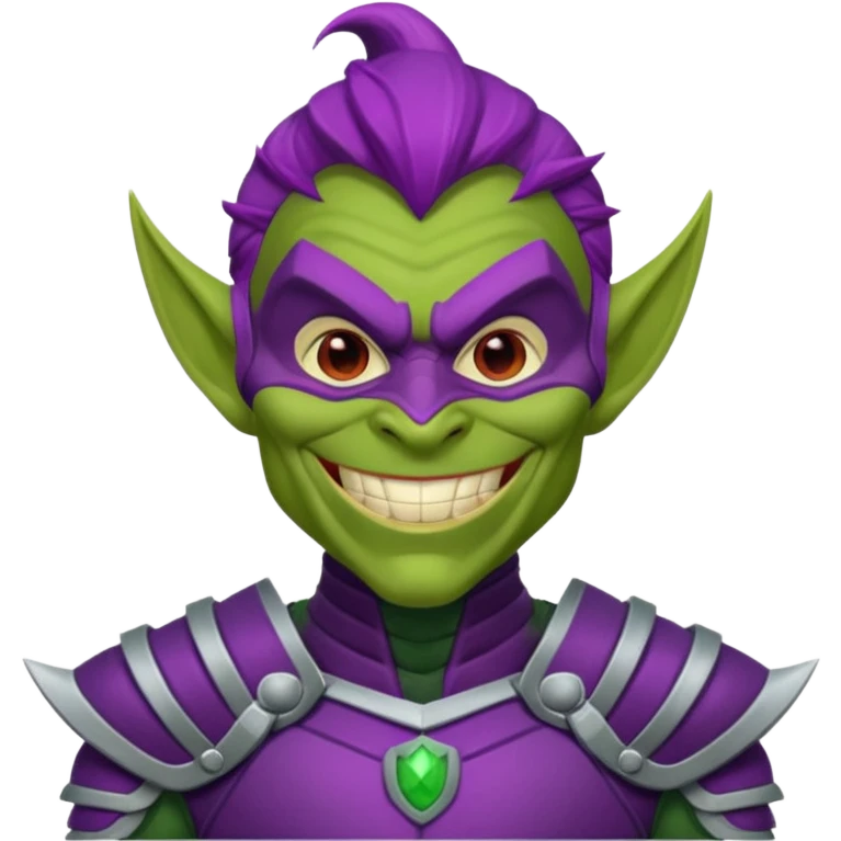 Spiderman's Green goblin classic emoji