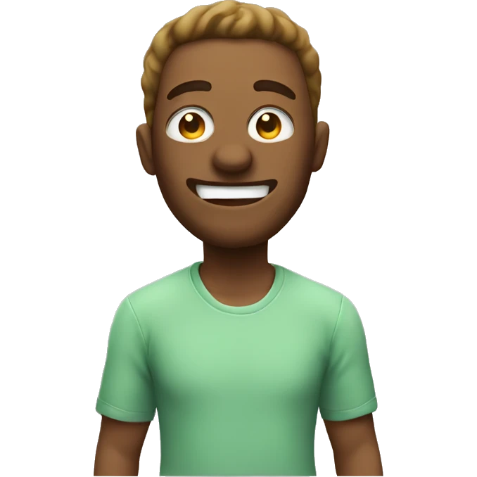 Dude enjoying the za emoji