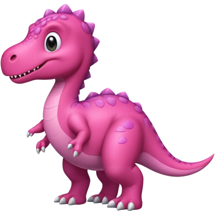 pink dino emoji