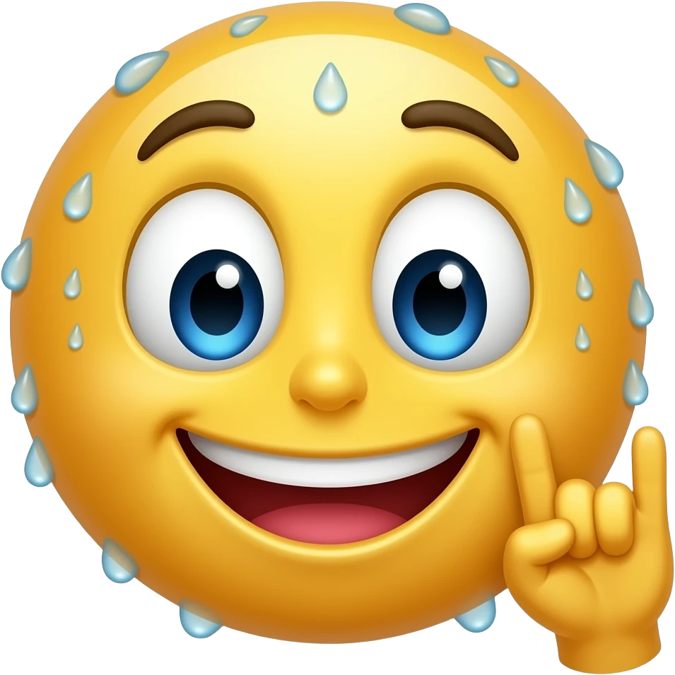 (:) 💦🤟🏼 emoji