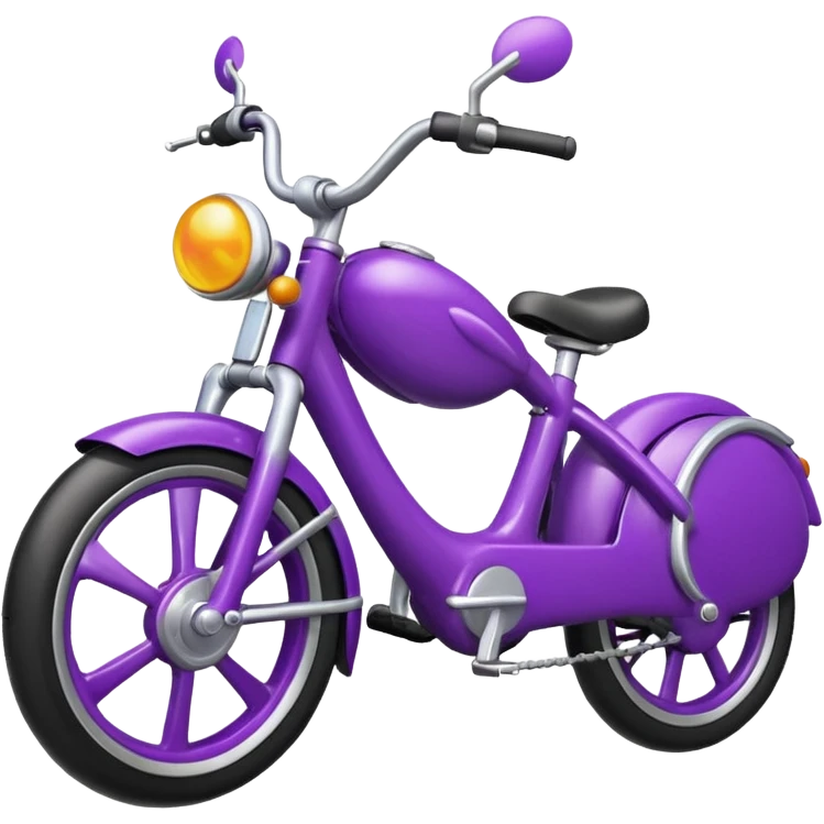 Egg plant on bike emoji