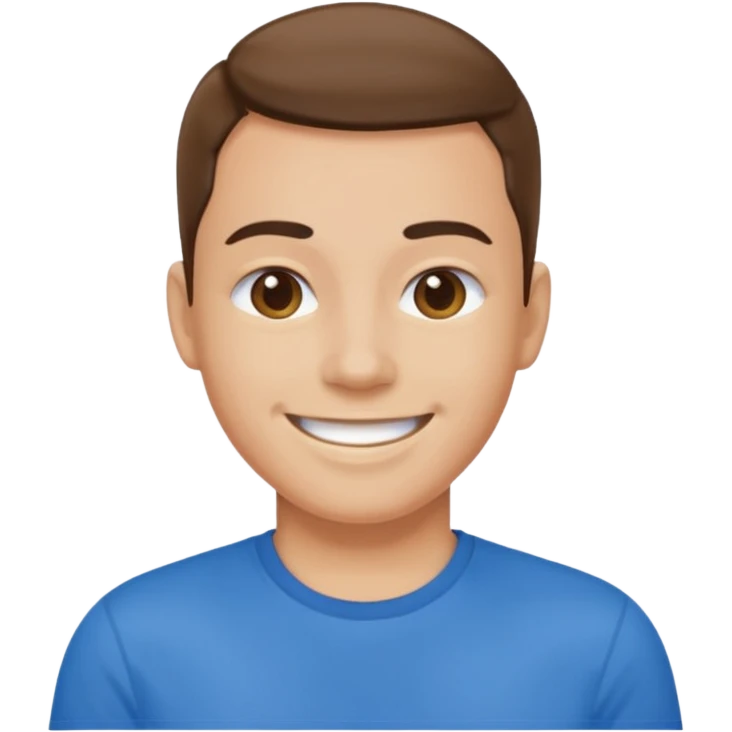 ok remove suit leave only blue t shirt emoji