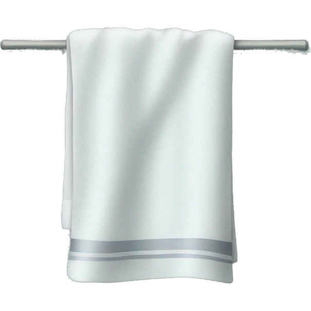 shiny silk towel emoji