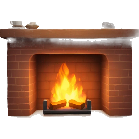 cozy fireplace  emoji