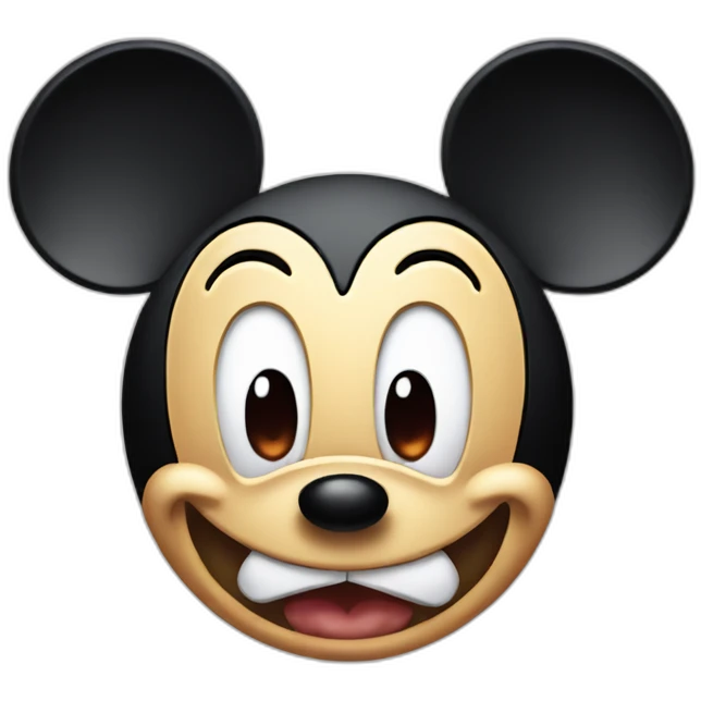 evil mickey mouse emoji