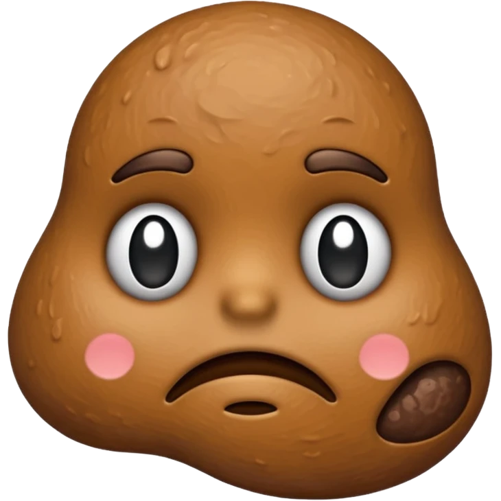 Sad face poop emoji emoji