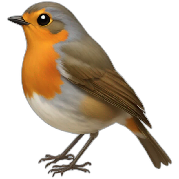 Robin bird emoji
