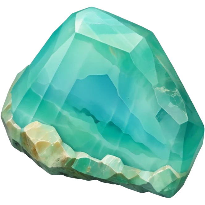 peruvian opal gemstone raw crystal mineral detailed emoji