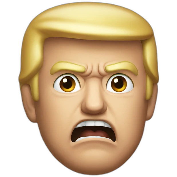 angry trump emoji