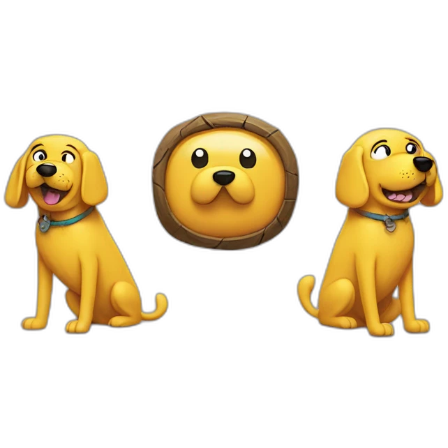 Jake the dog adventure time emoji